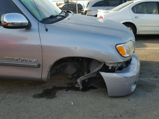 5TBRT34173S375896 - 2003 TOYOTA TUNDRA ACC SILVER photo 9