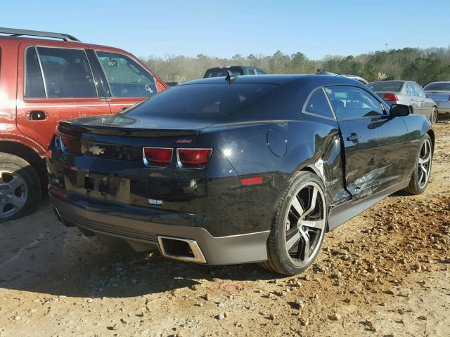 2G1FK1EJ4A9129869 - 2010 CHEVROLET CAMARO SS BLACK photo 4