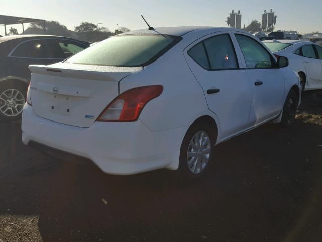 3N1CN7AP1FL953303 - 2015 NISSAN VERSA S WHITE photo 4