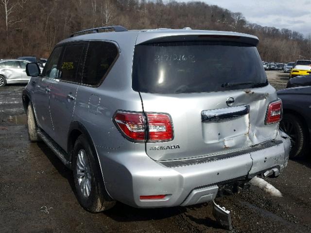 JN8AY2NC0J9553311 - 2018 NISSAN ARMADA SV SILVER photo 3