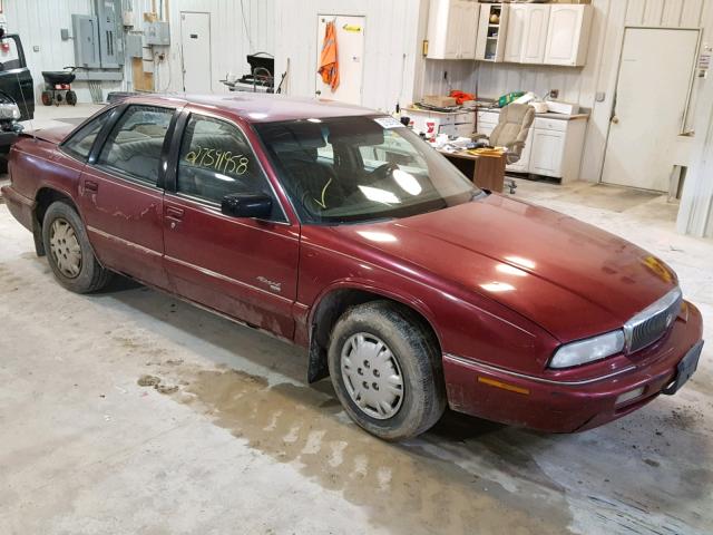 2G4WB52M1S1495913 - 1995 BUICK REGAL CUST MAROON photo 1