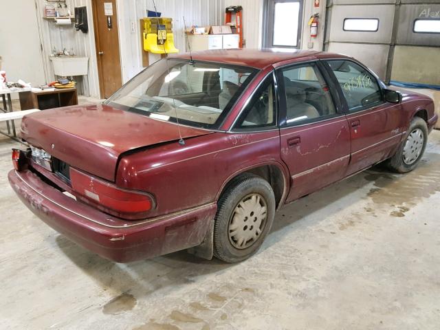 2G4WB52M1S1495913 - 1995 BUICK REGAL CUST MAROON photo 4