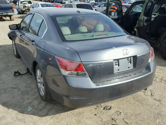 JHMCP26868C037323 - 2008 HONDA ACCORD EXL GRAY photo 3