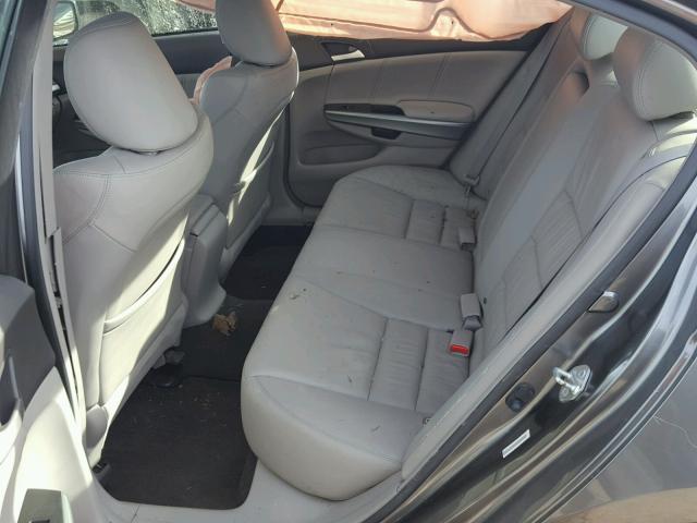 JHMCP26868C037323 - 2008 HONDA ACCORD EXL GRAY photo 6