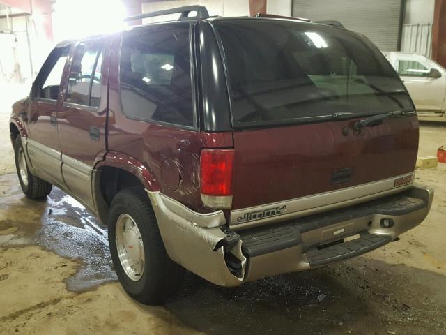 1GKCS13W212173851 - 2001 GMC JIMMY RED photo 3