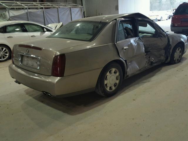 1G6KD54Y4YU326174 - 2000 CADILLAC DEVILLE BROWN photo 4