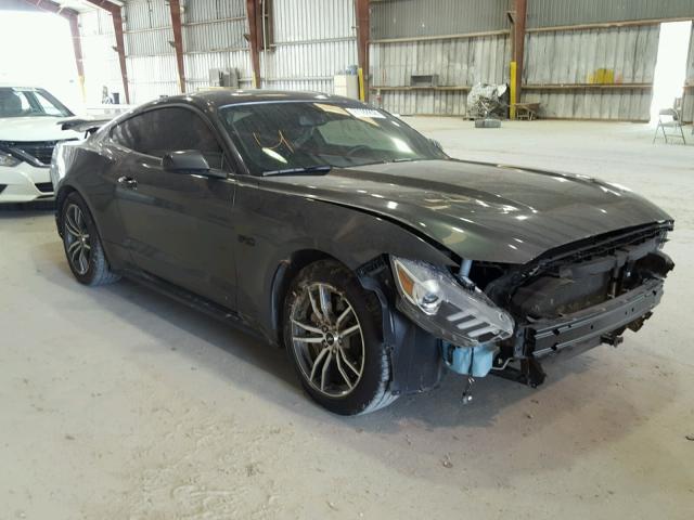 1FA6P8CF6F5358404 - 2015 FORD MUSTANG GT CHARCOAL photo 1