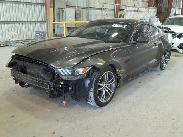 1FA6P8CF6F5358404 - 2015 FORD MUSTANG GT CHARCOAL photo 2