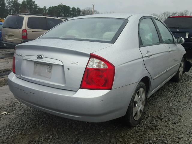 KNAFE121765239710 - 2006 KIA NEW SPECTR GRAY photo 4