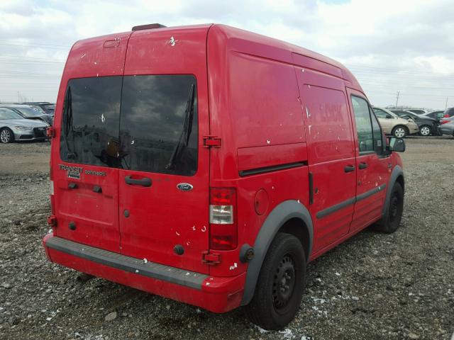 NM0LS7DN6AT036763 - 2010 FORD TRANSIT CO RED photo 4