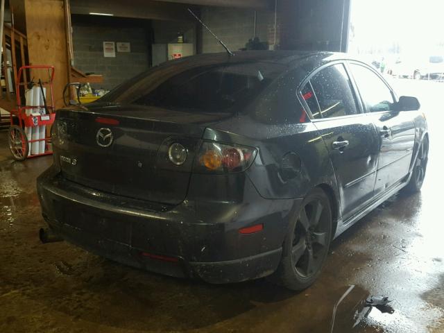 JM1BK123751281862 - 2005 MAZDA 3 S GRAY photo 4