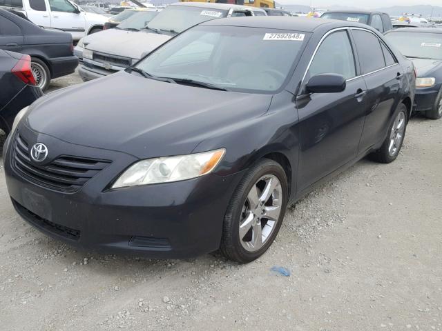 4T1BK46K57U535343 - 2007 TOYOTA CAMRY NEW BLACK photo 2