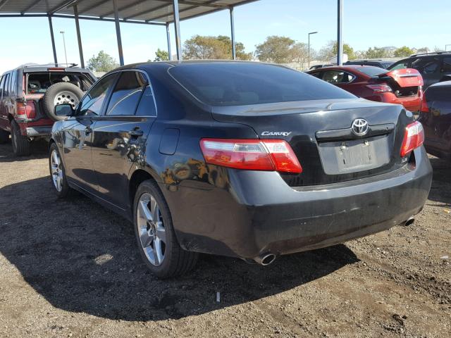 4T1BK46K57U535343 - 2007 TOYOTA CAMRY NEW BLACK photo 3