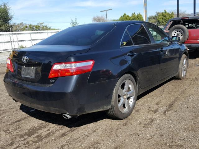 4T1BK46K57U535343 - 2007 TOYOTA CAMRY NEW BLACK photo 4