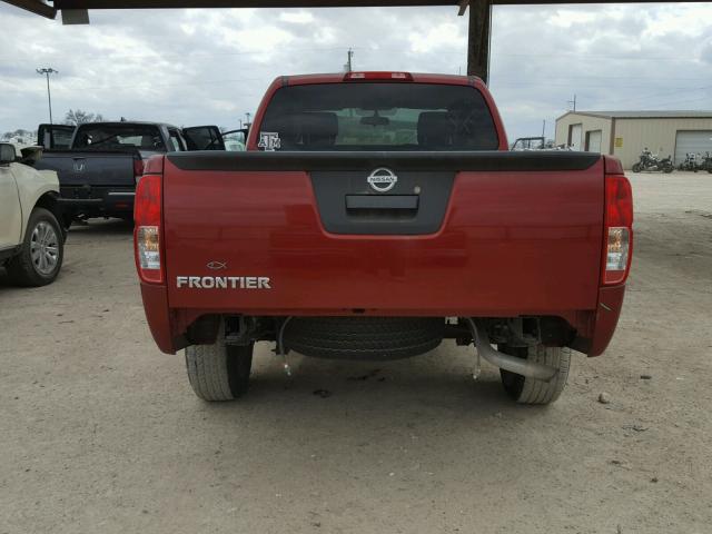 1N6BD0CT3EN720516 - 2014 NISSAN FRONTIER S RED photo 9