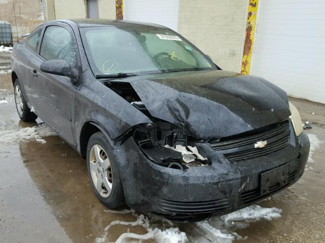 1G1AK15F277228285 - 2007 CHEVROLET COBALT LS BLACK photo 1