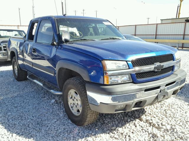 1GCEK19T53E149224 - 2003 CHEVROLET SILVERADO BLUE photo 1