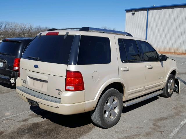 1FMZU75WX5ZA10521 - 2005 FORD EXPLORER L CREAM photo 4