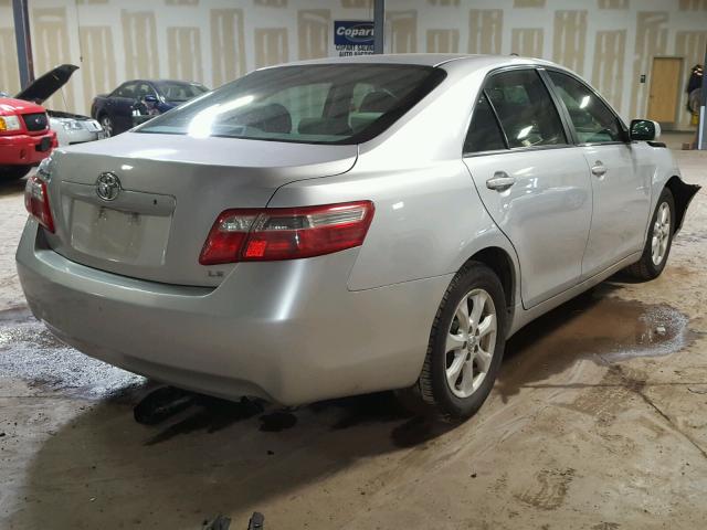 4T1BE46K27U085867 - 2007 TOYOTA CAMRY NEW SILVER photo 4