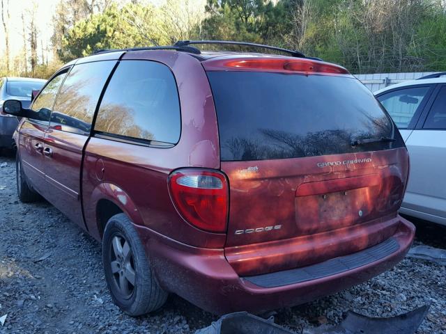 2D4GP44L56R920746 - 2006 DODGE GRAND CARA RED photo 3