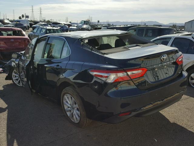 JTNB11HK3J3047598 - 2018 TOYOTA CAMRY L BLUE photo 3