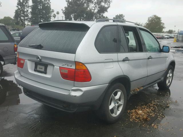 WBAFA53591LP23385 - 2001 BMW X5 3.0I SILVER photo 4