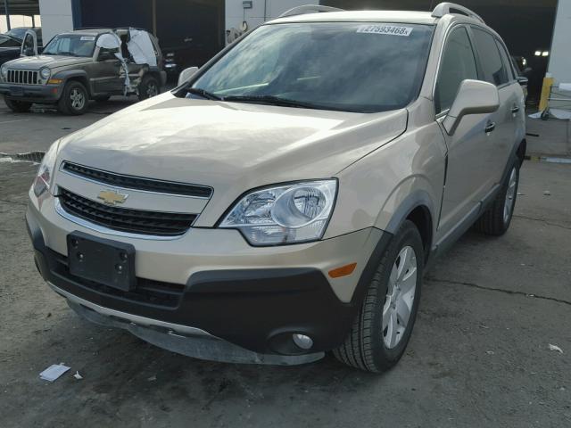 3GNAL2EK6CS545173 - 2012 CHEVROLET CAPTIVA SP TAN photo 2