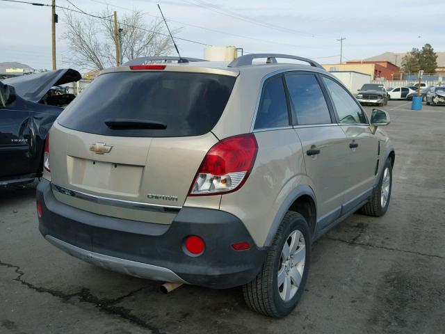 3GNAL2EK6CS545173 - 2012 CHEVROLET CAPTIVA SP TAN photo 4