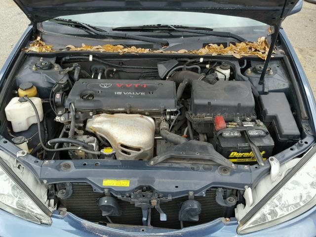 4T1BE32K13U684804 - 2003 TOYOTA CAMRY LE BLUE photo 7