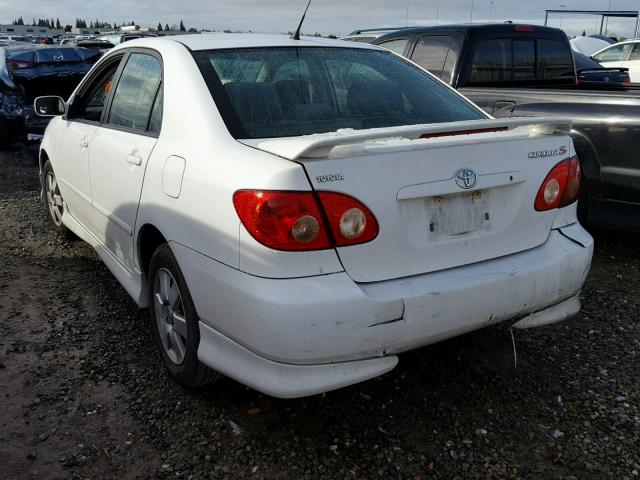 1NXBR30E47Z908459 - 2007 TOYOTA COROLLA CE WHITE photo 3