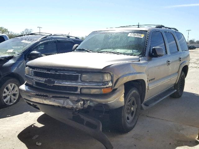 1GNEC13Z62R234372 - 2002 CHEVROLET TAHOE C150 TAN photo 2