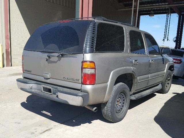 1GNEC13Z62R234372 - 2002 CHEVROLET TAHOE C150 TAN photo 4