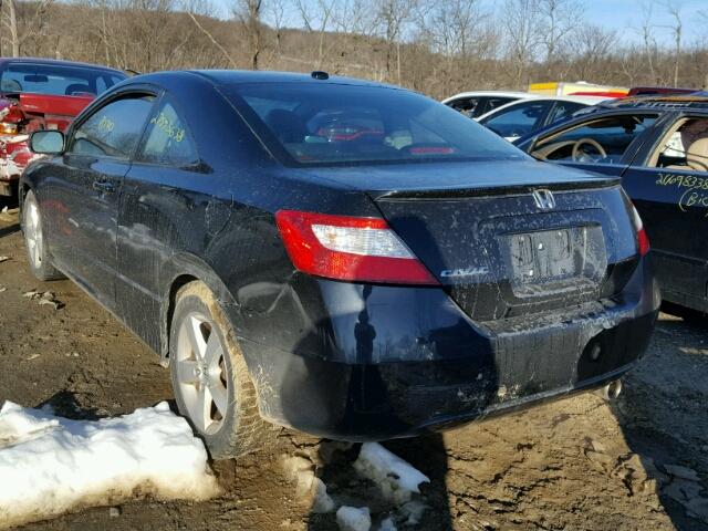 2HGFG12948H575928 - 2008 HONDA CIVIC EXL 黑色 照片 3