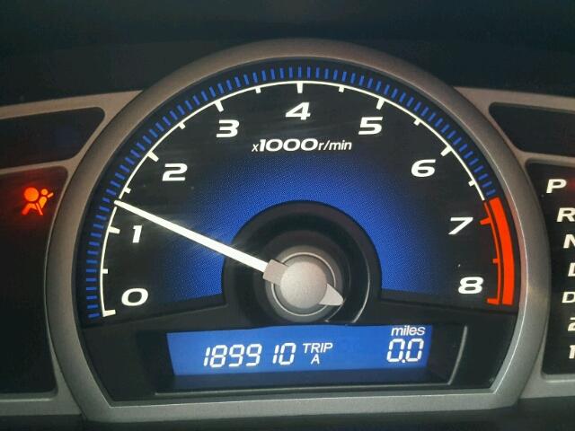 2HGFG12948H575928 - 2008 HONDA CIVIC EXL 黑色 照片 8