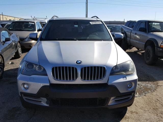 4USFE83577LY63933 - 2007 BMW X5 4.8I SILVER photo 9