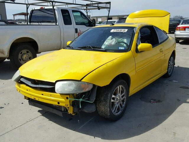 1G1JH12F457172480 - 2005 CHEVROLET CAVALIER L YELLOW photo 2