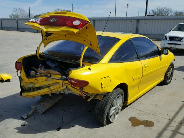 1G1JH12F457172480 - 2005 CHEVROLET CAVALIER L YELLOW photo 4