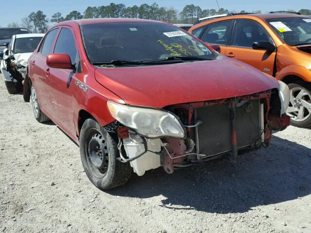 1NXBU4EE3AZ352200 - 2010 TOYOTA COROLLA BA RED photo 1