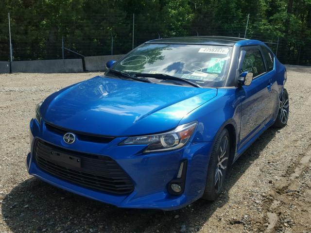 JTKJF5C71FJ008922 - 2015 TOYOTA SCION TC 蓝色 照片 2