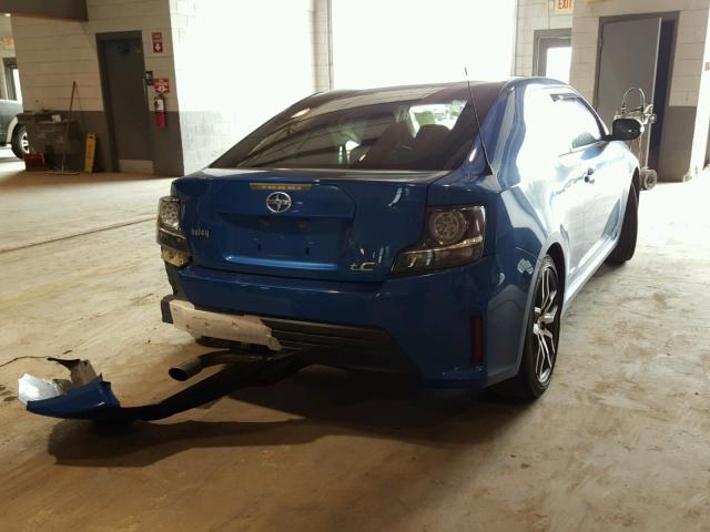 JTKJF5C71FJ008922 - 2015 TOYOTA SCION TC 蓝色 照片 4