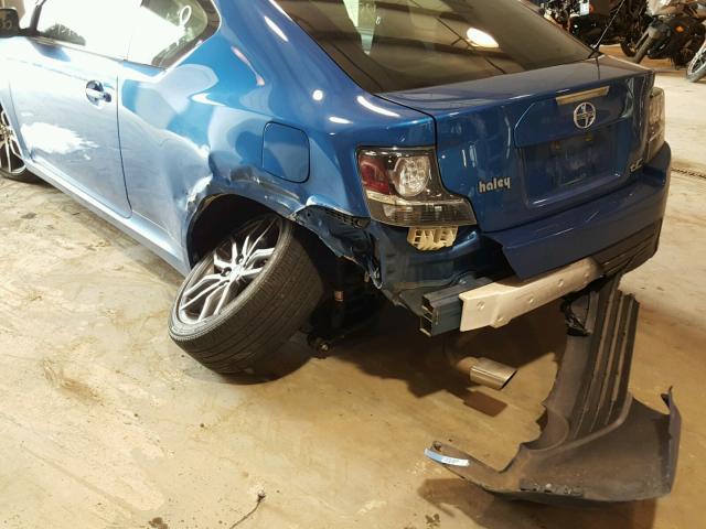 JTKJF5C71FJ008922 - 2015 TOYOTA SCION TC 蓝色 照片 9