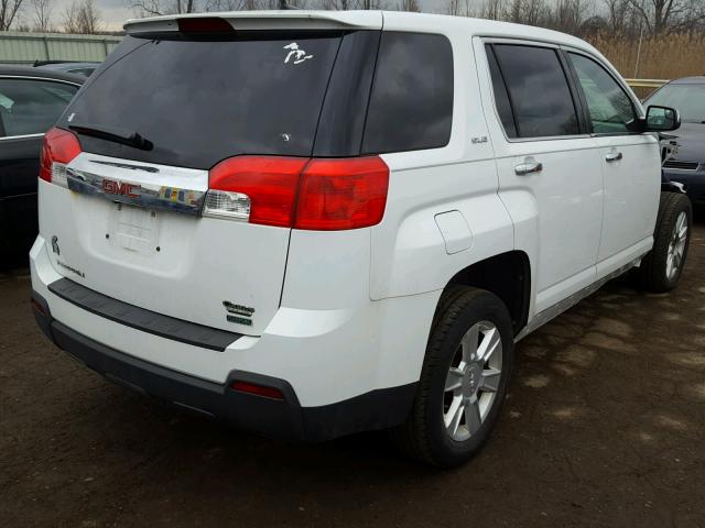 2GKALMEK9C6141159 - 2012 GMC TERRAIN SL WHITE photo 4