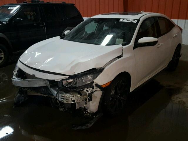 SHHFK7H4XHU309488 - 2017 HONDA CIVIC SPOR WHITE photo 2