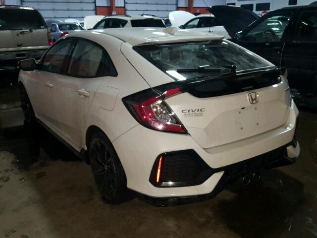 SHHFK7H4XHU309488 - 2017 HONDA CIVIC SPOR WHITE photo 3