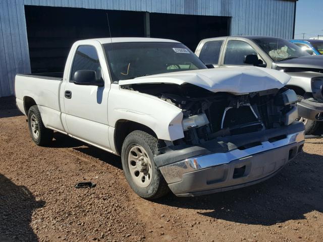 1GCEC14X55Z340404 - 2005 CHEVROLET SILVERADO WHITE photo 1