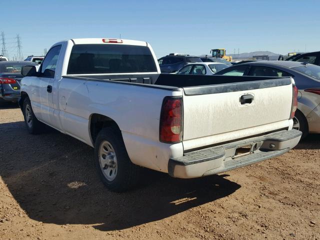 1GCEC14X55Z340404 - 2005 CHEVROLET SILVERADO WHITE photo 3