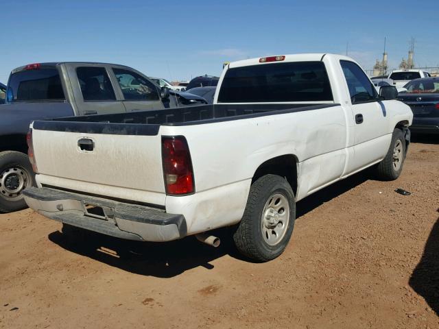 1GCEC14X55Z340404 - 2005 CHEVROLET SILVERADO WHITE photo 4