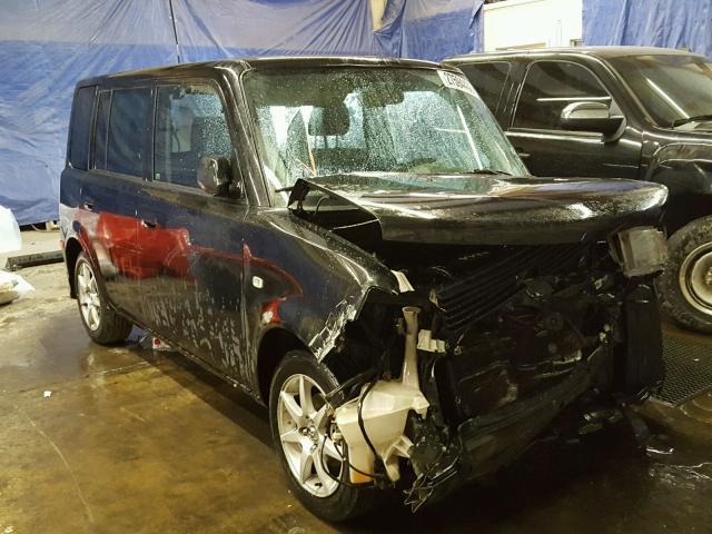 JTLKT334664117913 - 2006 TOYOTA SCION XB BLACK photo 1