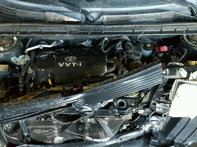 JTLKT334664117913 - 2006 TOYOTA SCION XB BLACK photo 7