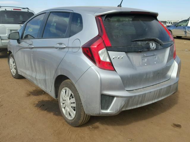 3HGGK5H54HM714049 - 2017 HONDA FIT LX SILVER photo 3